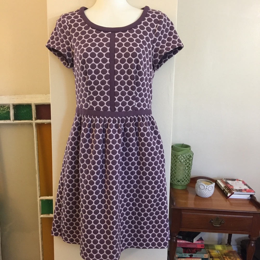 Boden mod print polka dot dress